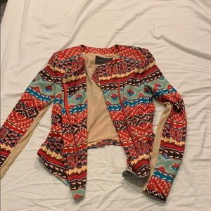 BCBG Maxazria Zip up blazer